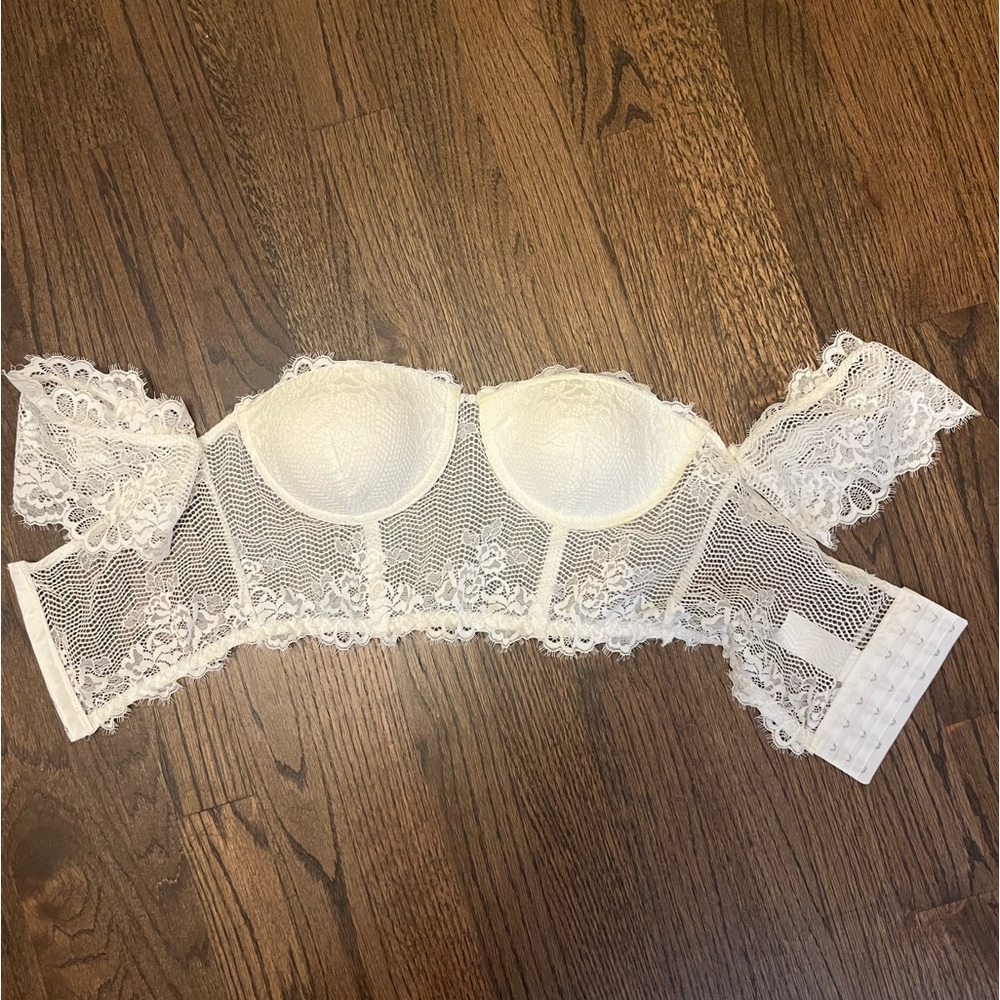 White Lace Corset